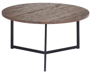 Konferenční stolek tmavé dřevo/černý TIPPO