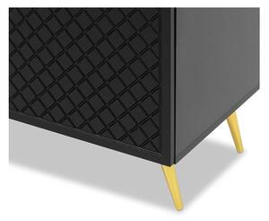 TV stolek/skříňka Borunti 3K, Barva dřeva: černá Mirjan24 5903211293962