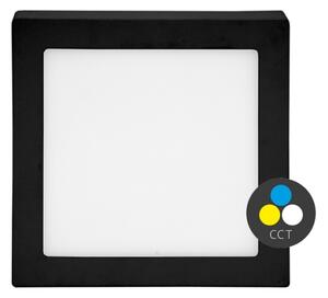 Ecolite LED-CSQ-CCT/12W/CR - LED Stropní svítidlo RAFA LED/12W/230V černá