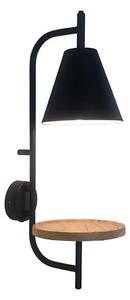 Rabalux 71293 - Nástěnná lampa s poličkou AZOME 1xE27/15W/230V buk