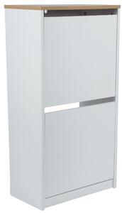 VYKLÁPĚCÍ BOTNÍK, přírodní barvy, bílá, kaučukové dřevo, 49/93/28 cm Carryhome, Online Only