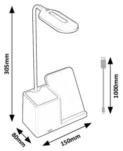Rabalux 74232 - LED Stmívatelná stolní lampa CERIE LED/4W/5V černá