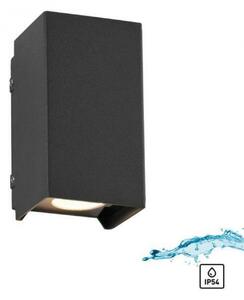 PAUL NEUHAUS LED venkovní nástěnné svítidlo antracit IP54 3000K PN 9442-13