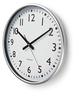 Nedis CLWA016PC38AL - Nástěnné hodiny pr. 38 cm 1xAA bílá