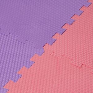 Základní puzzle díl MINIDECKFLOOR pro vytvoření pěnové podlahy - Tmavě červená