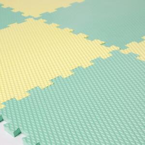 Základní puzzle díl MINIDECKFLOOR pro vytvoření pěnové podlahy - Světle modrá
