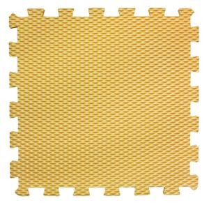 Základní puzzle díl MINIDECKFLOOR pro vytvoření pěnové podlahy - Tmavě žlutá