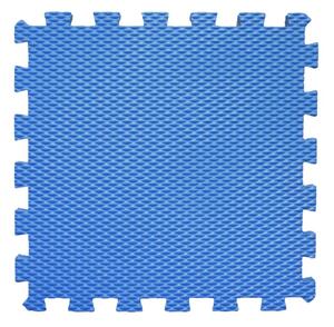 Základní puzzle díl MINIDECKFLOOR pro vytvoření pěnové podlahy - Modrá