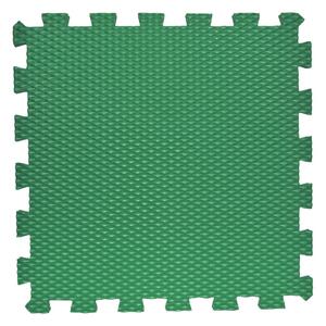 Základní puzzle díl MINIDECKFLOOR pro vytvoření pěnové podlahy - Tmavě zelená