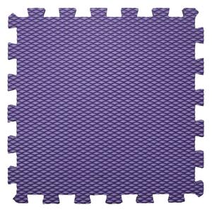 Základní puzzle díl MINIDECKFLOOR pro vytvoření pěnové podlahy - Tmavě fialová