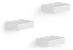 Poličky Floating Shelves White - set 3 ks Umbra