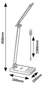 Rabalux 74213 - LED Stmívatelná stolní lampa TRAZE LED/5W/5V