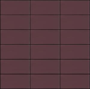 APPIANI Obklad keramická červená Mozaika 2027 MARSALA 50 5x10 (30x30) cm - SET2027