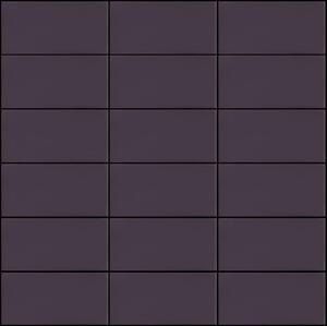 APPIANI Obklad keramická fialová Mozaika 2006 MELANZANA 50 5x10 (30x30) cm - SET2006