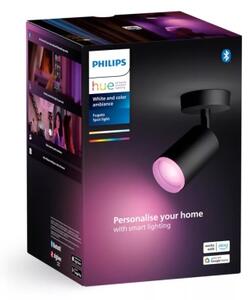Philips - LED RGBW Stmívatelné bodové svítidlo Hue FUGATO 1xGU10/4,2W/230V černá