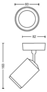 Philips - LED RGBW Stmívatelné bodové svítidlo Hue FUGATO 1xGU10/4,2W/230V černá