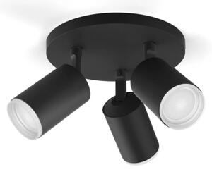 Philips - LED RGBW Stmívatelné bodové svítidlo Hue FUGATO 3xGU10/4,2W/230V černá