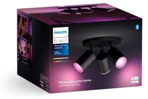 Philips - LED RGBW Stmívatelné bodové svítidlo Hue FUGATO 3xGU10/4,2W/230V černá