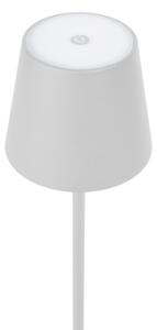 LED Stmívatelná venkovní stolní lampa LED/4W/4000 mAh 3000/4000/5500K IP44 bílá