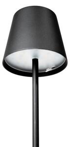 LED RGBW Stmívatelná venkovní lampa LED/1,5W/4000 mAh 3000K IP44 černá