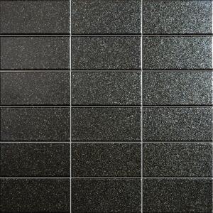 APPIANI Obklad keramická černá Mozaika RIFLESSI 11-50 5x10 (30x30) cm - MTL2011