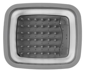 Orion Odkapávač na nádobí / skládací dřez, silikonový, KEMP, 10l