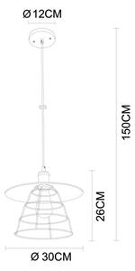 Globo 15086H1 - Lustr VIEJO 1xE27/60W/230V