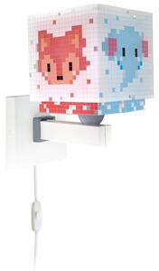 Dalber 63379 - Dětské nástěnné svítidlo LITTLE PIXEL 1xE27/15W/230V