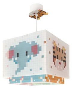 Dalber 63372 - Dětský lustr LITTLE PIXEL 1xE27/15W/230V