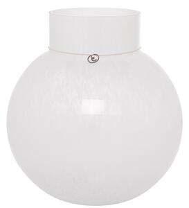 Skleněná váza Ernst White - 25 cm EF393