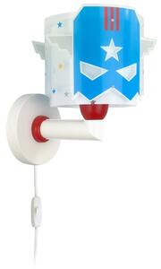 Dalber 61819 - Dětské nástěnné svítidlo BLUE HERO 1xE27/15W/230V