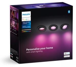 Philips - SADA 3xLED RGBW Stmívatelné podhledové Hue CENTURA 1xGU10/4,2W/230V