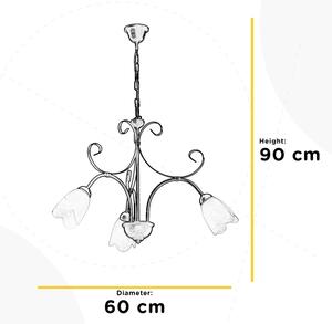 ONLI - Lustr na řetězu ODINO 3xE14/6W/230V