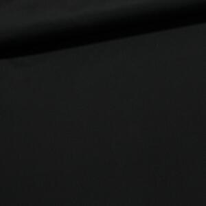 Směsový kepr elastický BRIGSTON ELASTIC BLACK, jednobarevný černý, 250g/m2, š.150cm (látka v metráži)