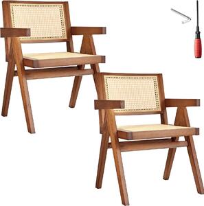 Tectake® Lissy křeslo v boho stylu 59 x 56,5 x 82,5 cm, nosnost 120 kg