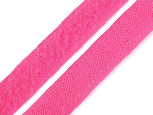Stoklasa Suchý zip háček + plyš 740843/516 sytě růžový, šířka 2cm (v metráži)