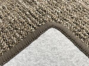 Kusový koberec Alassio hnědý Kruh Ø 80 cm