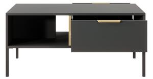 Konferenční stolek Botkow 2S, Barva: antracit / antracit + zlatá Mirjan24 5903211252273