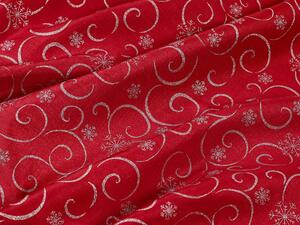 Dreamy Linens Ubrus teflonový, červený Vánoční kouzlo Rozměry: ⌀ 140 cm