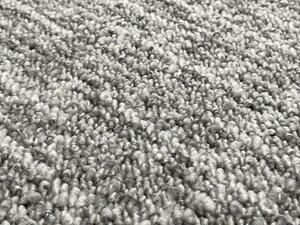 Vopi | Kusový koberec Alassio šedý - 200 x 200 cm