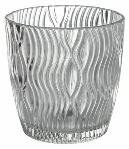 VILLA D’ESTE HOME TIVOLI Set sklenic na vodu WAVES 6 kusů, čirá, vlnitý reliéf, 325 ml