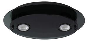 Lucide 79181/02/30 - Stropní svítidlo OKNO 2xGU10/5W/230V černá