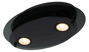 Lucide 79181/02/30 - Stropní svítidlo OKNO 2xGU10/5W/230V černá