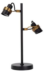 Lucide 34544/02/30 - Stolní lampa TUNDRAN 2xGU10/5W/230V černá