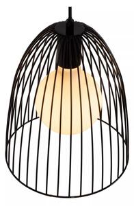 Lucide 74417/01/30 - Lustr na lanku MACARONS 1xE27/40W/230V pr. 24,5 cm černá