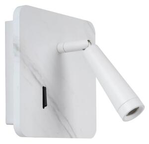 Lucide 77282/03/31 - LED Nástěnné bodové svítidlo OREGON LED/4W/230V USB bílá