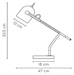 Lucide 05627/01/30 - Stolní lampa WAYLON 1xE27/25W/230V černá