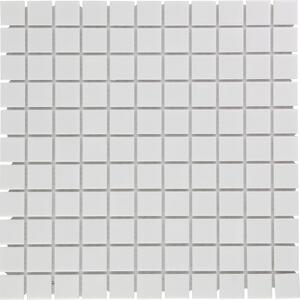 FIN Obklad keramická bílá Mozaika White Mat 23 2,3x2,3 (30x30) cm - WAM230010