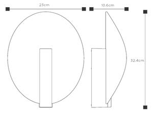 Lucide 27818/09/30 -LED Venkovní nástěnné svítidlo LAREDO LED/9W/230V IP54 černá