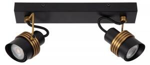 Lucide 34944/02/30 - Bodové svítidlo TUNDRAN 2xGU10/5W/230V černá